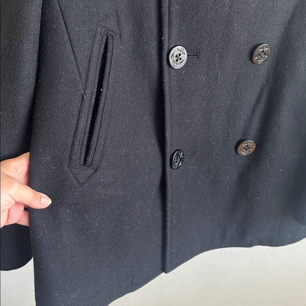 J. Crew Baywaters Peacoat Men’s size Large - Picture 5 of 8